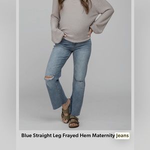 Pink Blush Maternity straight Jeans size 26